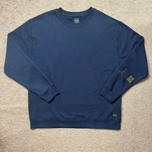 Rvca XL Navy Crewneck Nwt